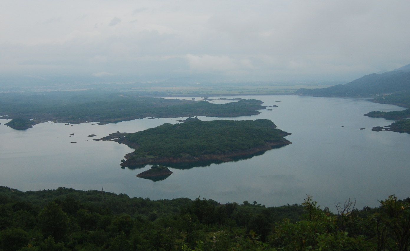 Сланское озеро (западный берег), изображение ландшафта.