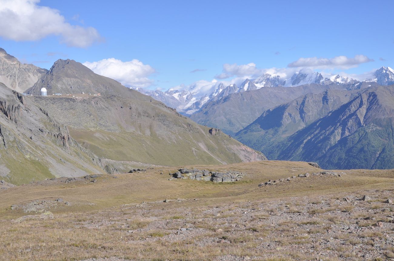 Отрог между р М. Азау и Гарабаши, image of landscape/habitat.