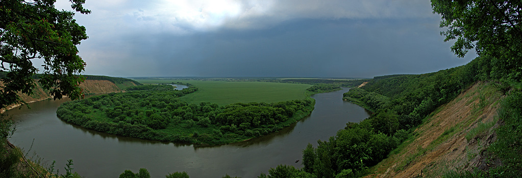 Урочище Кривоборье, изображение ландшафта.