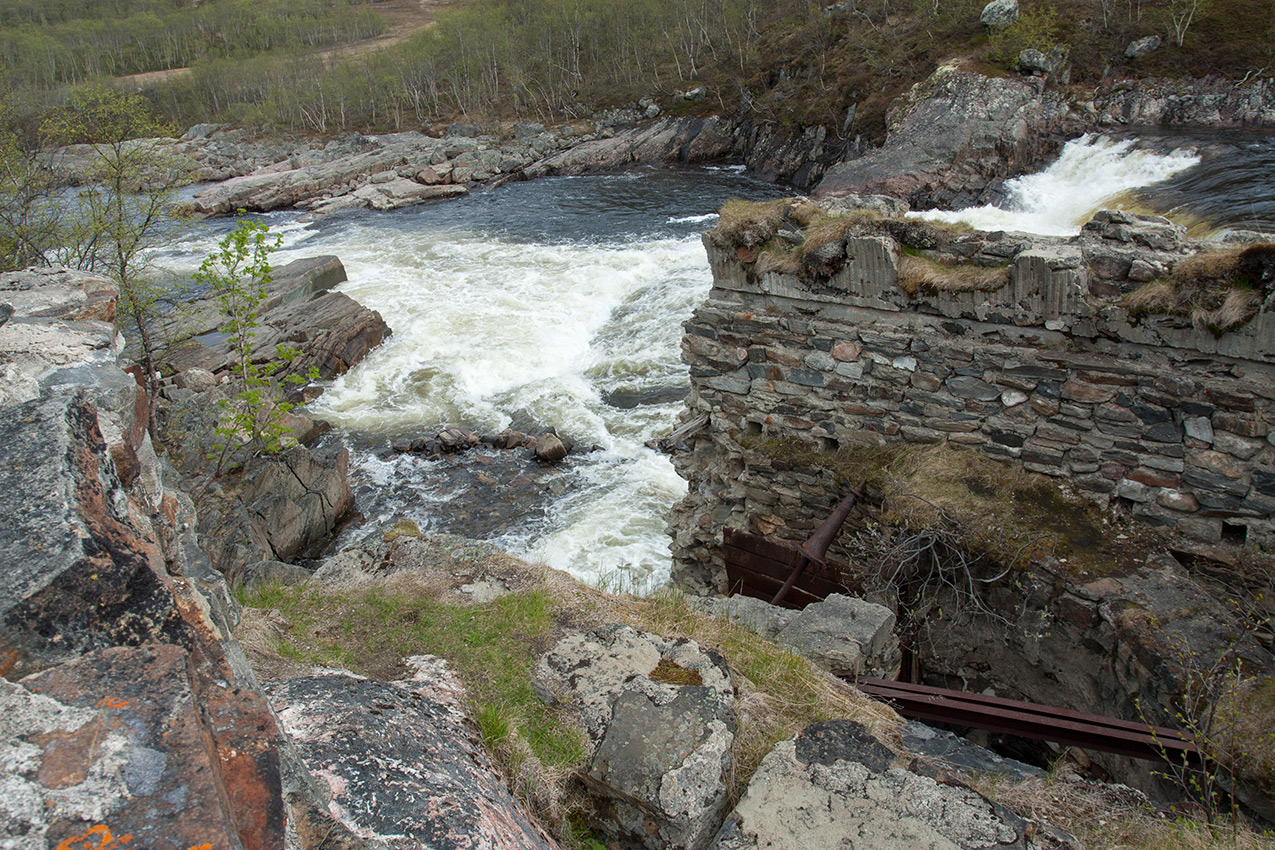 Мельничные водопады, image of landscape/habitat.