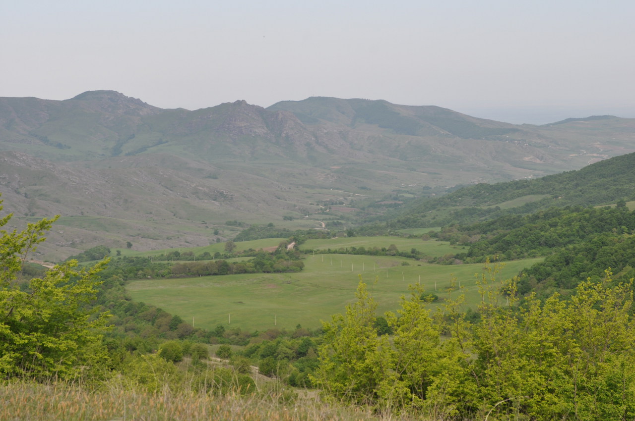 Окрестности деревни Мсмна, image of landscape/habitat.