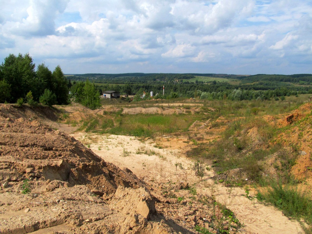 Песчаный карьер "Рутковское", image of landscape/habitat.