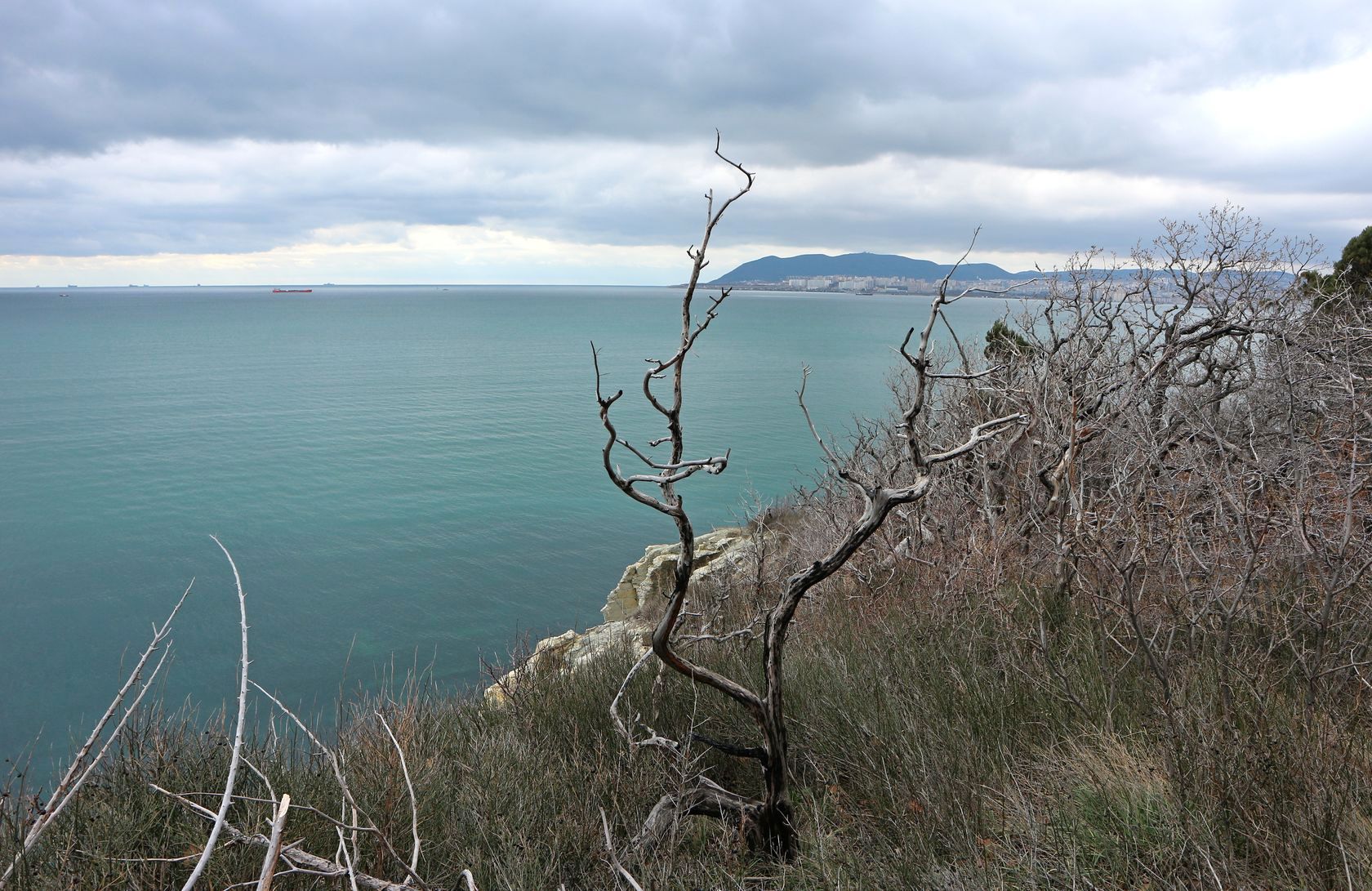 Берег моря у мыса Пенай, image of landscape/habitat.