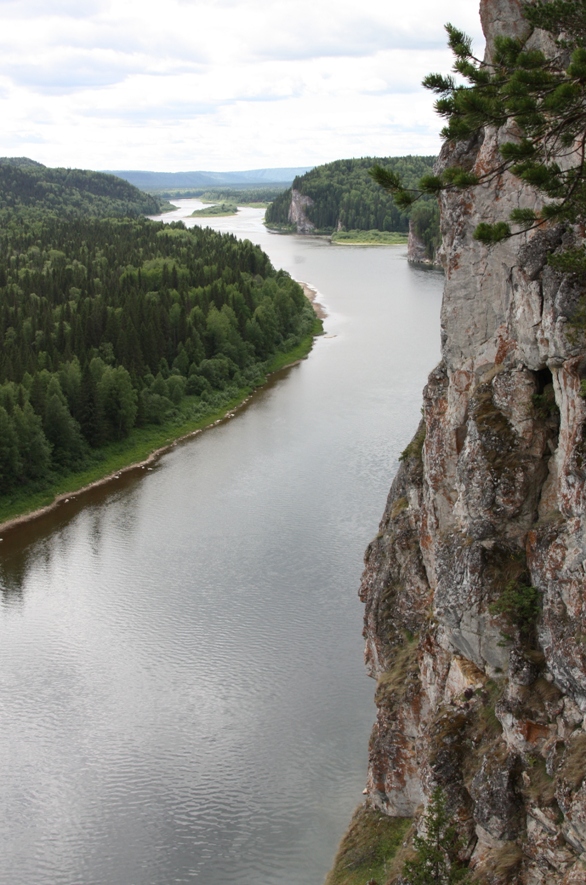 Вишера, среднее течение, image of landscape/habitat.