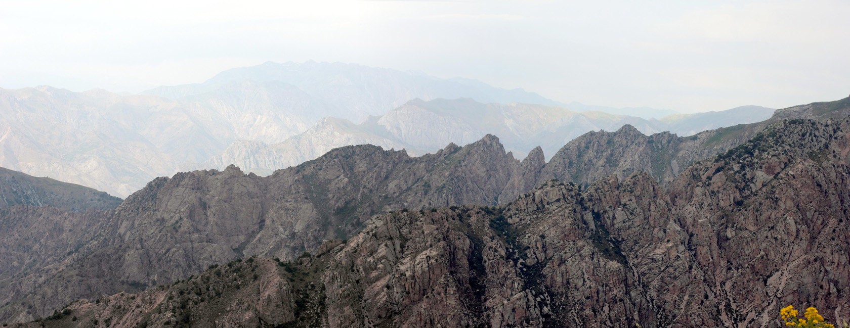 Западный гребень Бол. Чимгана, image of landscape/habitat.