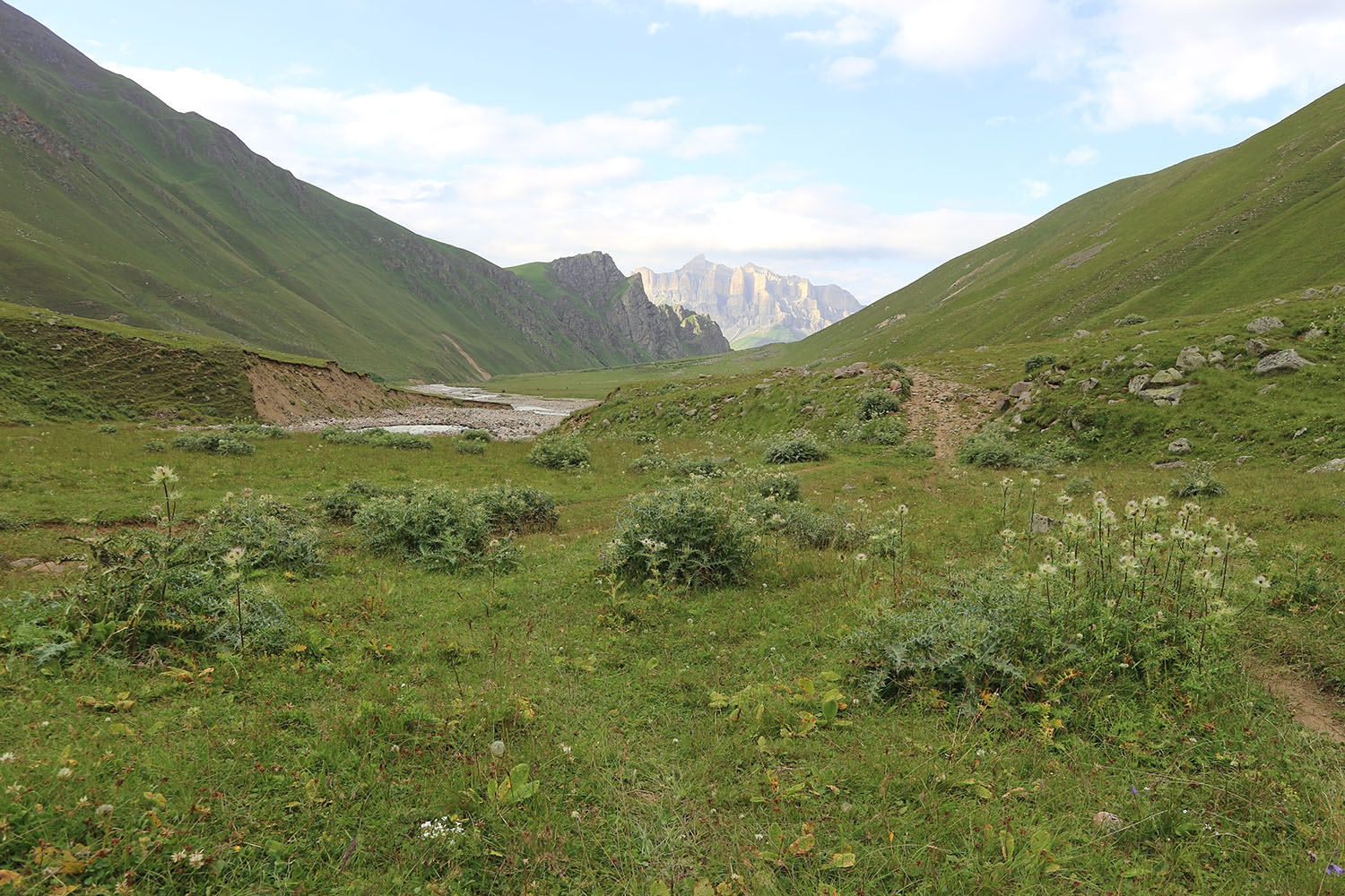 Псыгансу в верхнем течении, image of landscape/habitat.