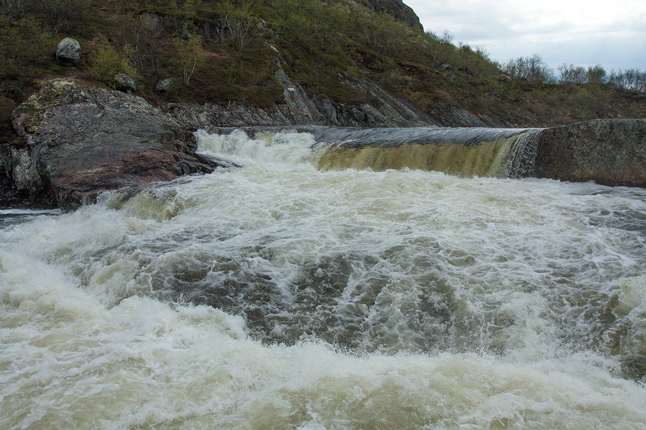 Мельничные водопады, image of landscape/habitat.