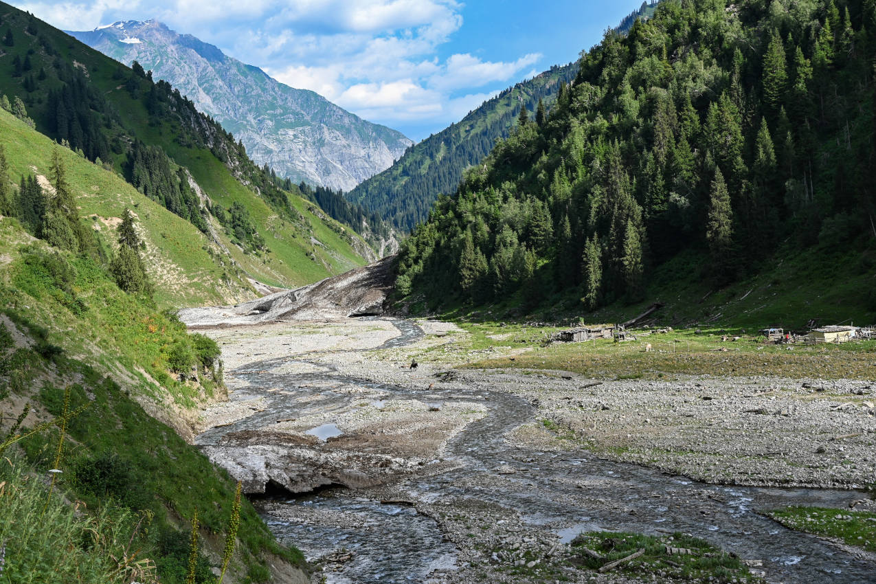 Долина реки Кара-Суу, image of landscape/habitat.