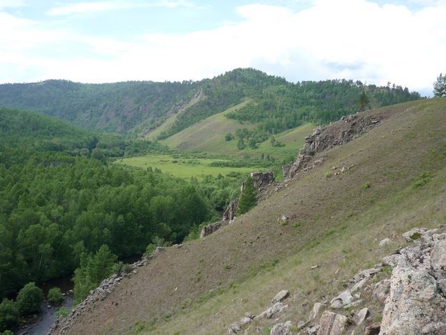 Бассейн р. Будюмкан, изображение ландшафта.