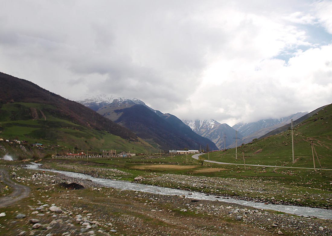 Верховья Куртатинского ущелья, image of landscape/habitat.