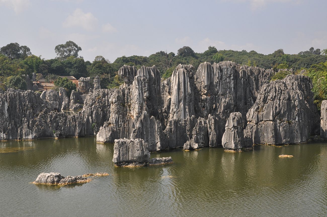 Каменный лес Шилинь, image of landscape/habitat.