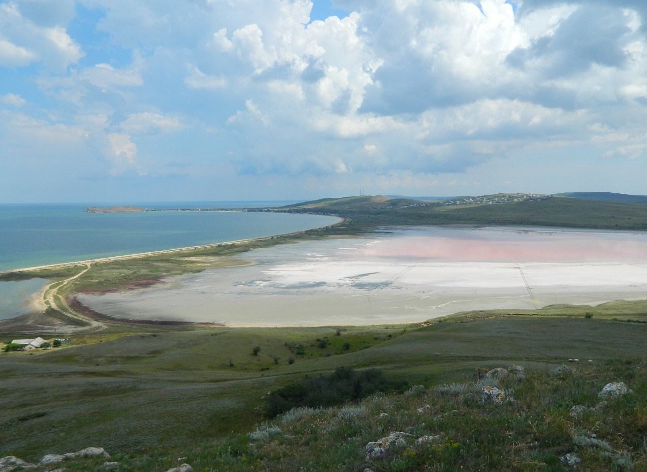 Озеро Чокрак, image of landscape/habitat.