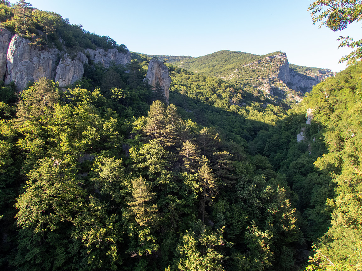 Большой каньон Крыма, изображение ландшафта.