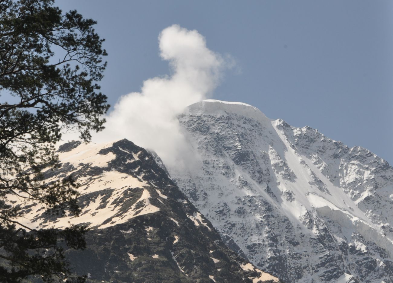 Гора Донгуз-Орун Западный, image of landscape/habitat.