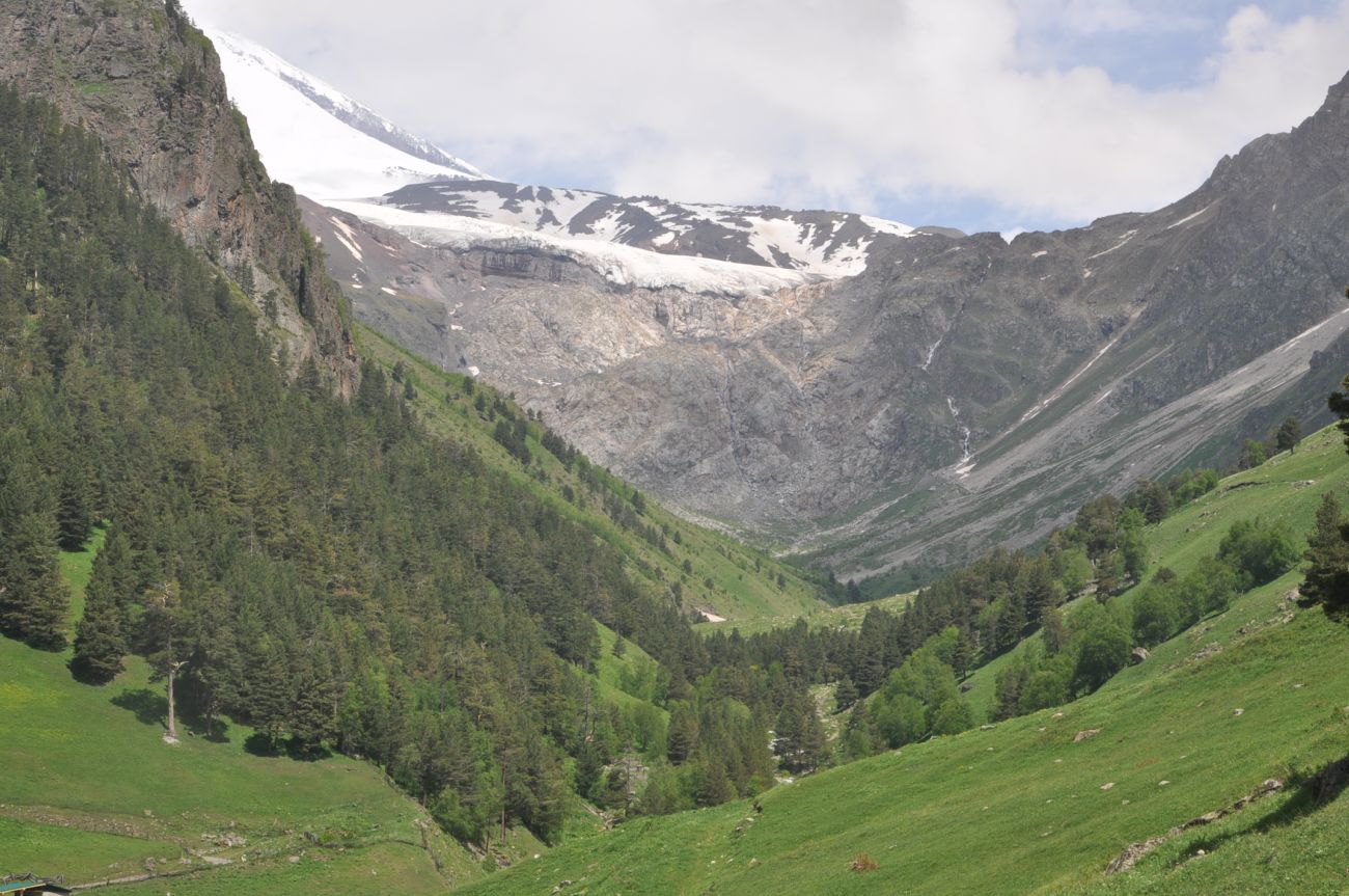 Долина реки Терскол, image of landscape/habitat.