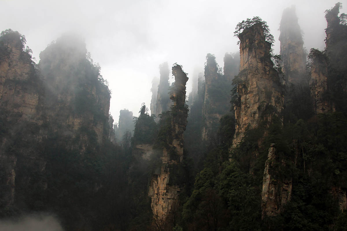 Национальный парк "Чжанцзяцзе", image of landscape/habitat.