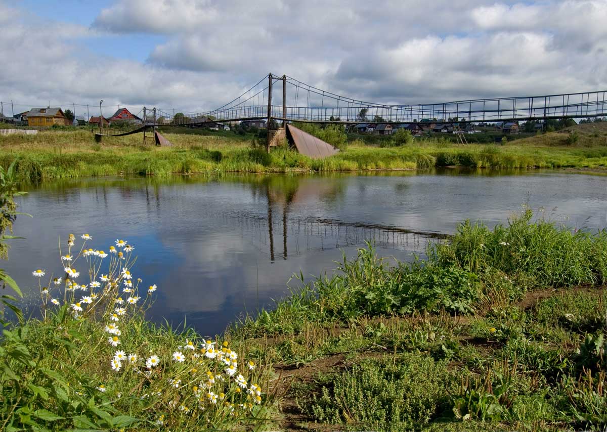 Окрестности деревни Трёка, изображение ландшафта.