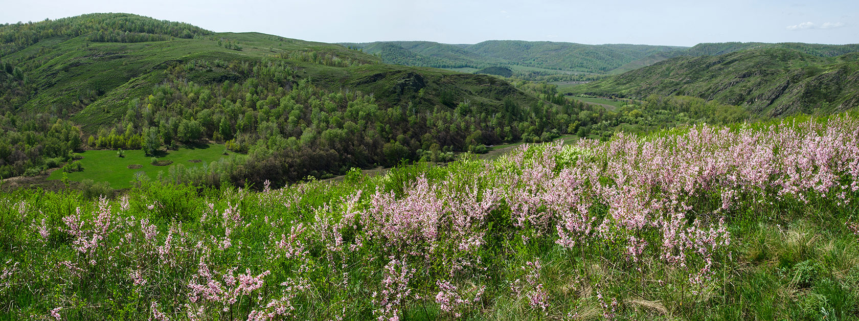 Окрестности Акъюлово, изображение ландшафта.