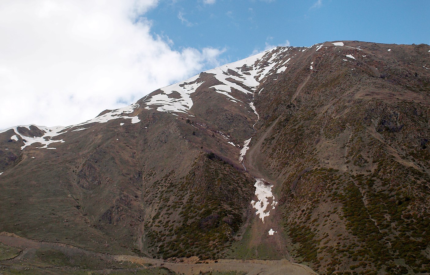 Верховья Алагирского ущелья, image of landscape/habitat.