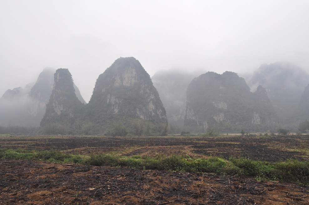 Окрестности деревни Мингши, image of landscape/habitat.