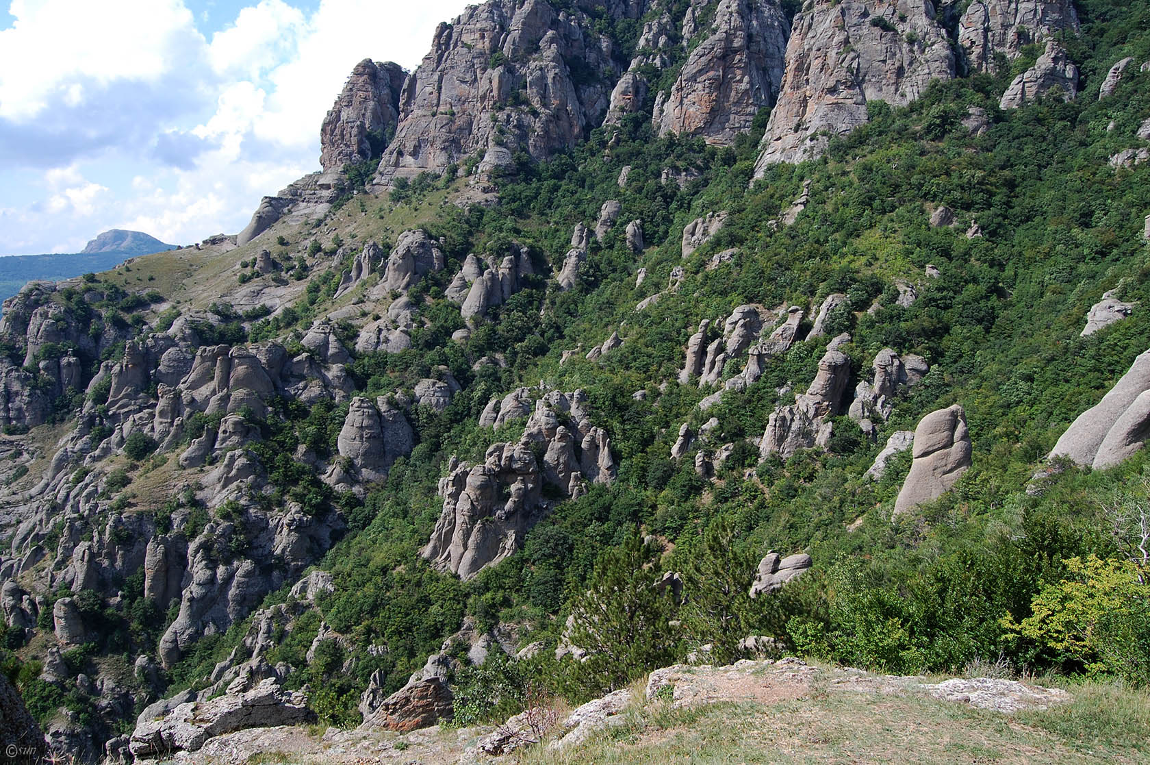 Южная Демерджи, изображение ландшафта.