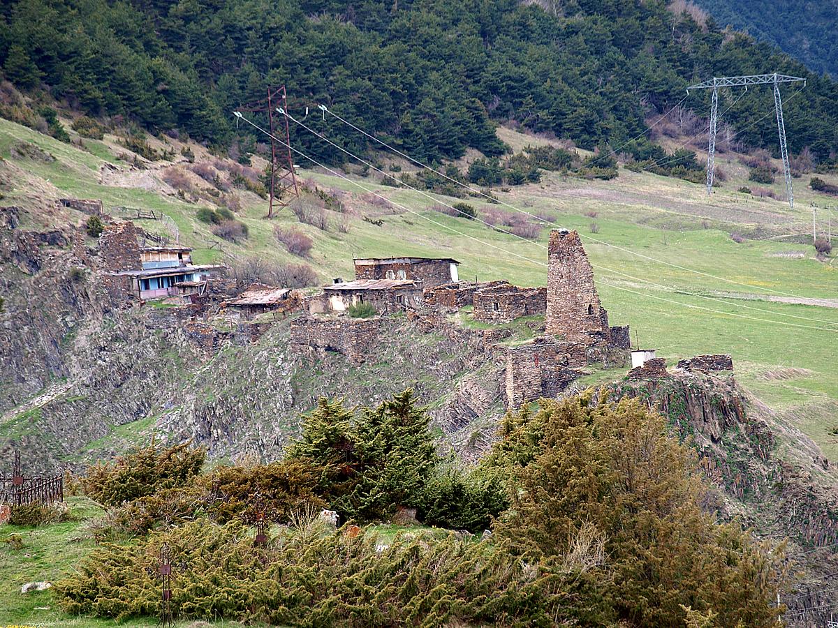 Верховья Алагирского ущелья, image of landscape/habitat.