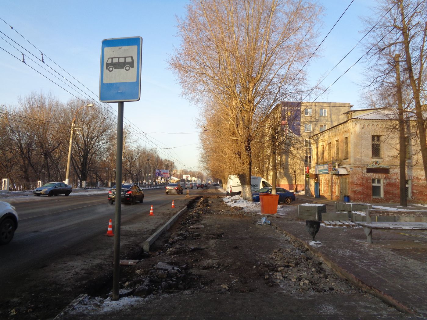 Заволжский район, изображение ландшафта.