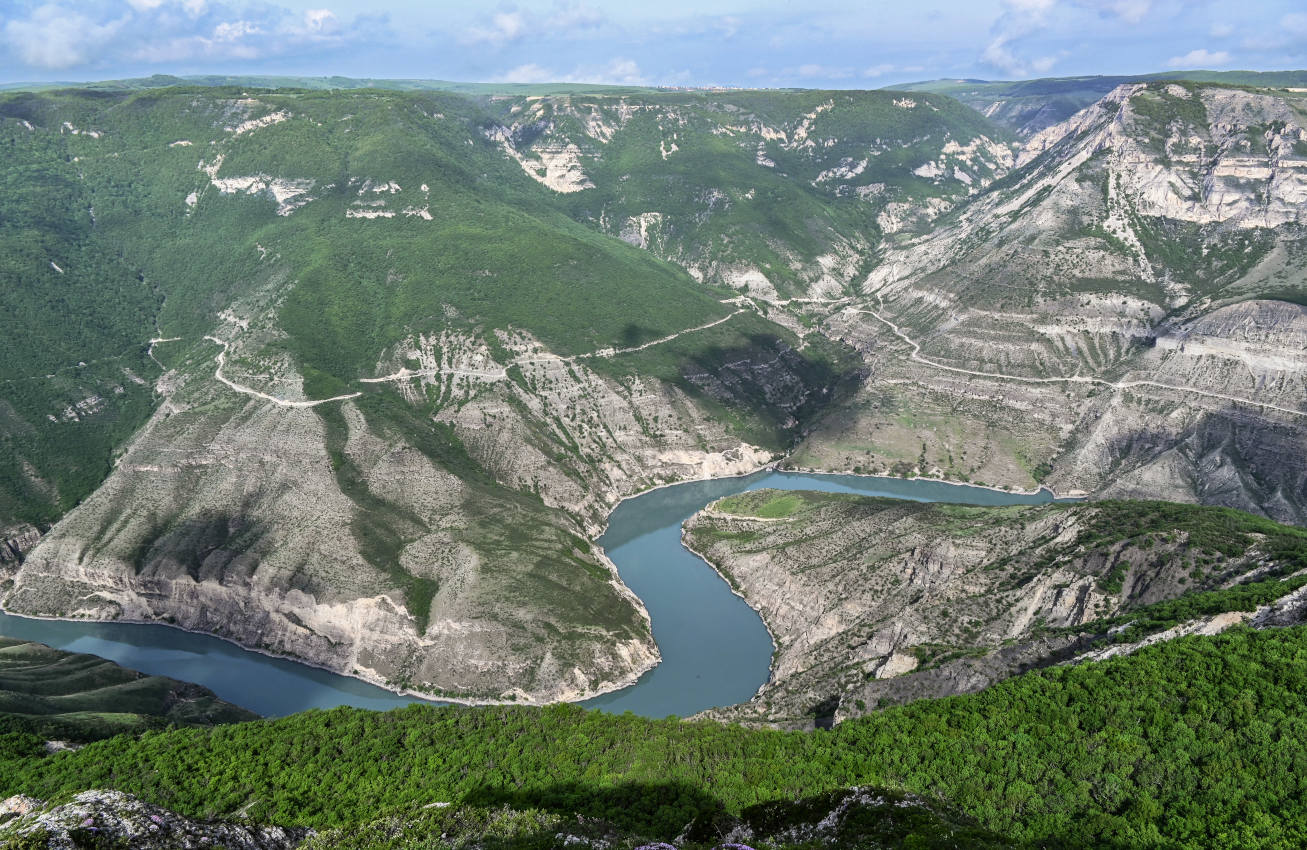 Сулакский каньон, image of landscape/habitat.