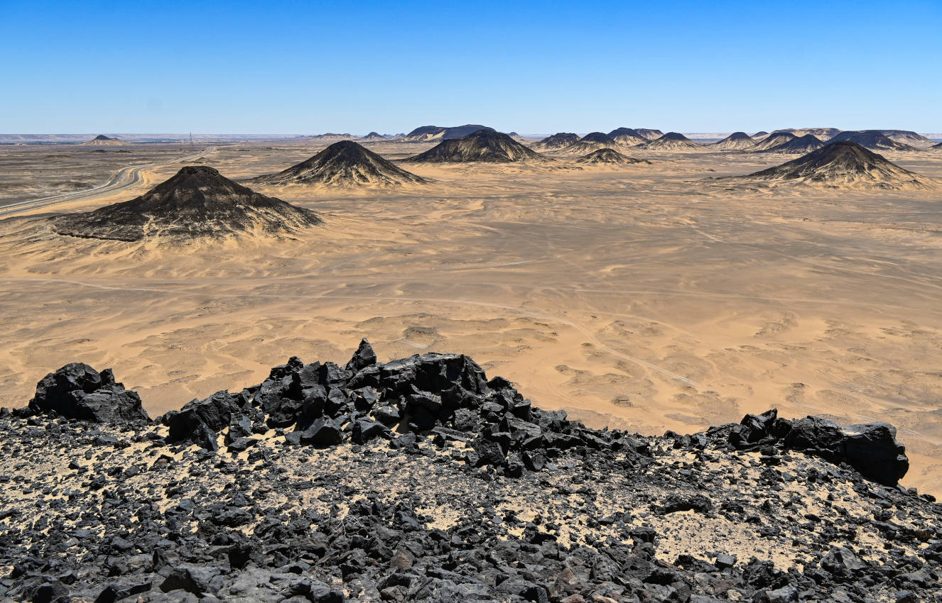 Оазис Бахария и окрестности, изображение ландшафта.