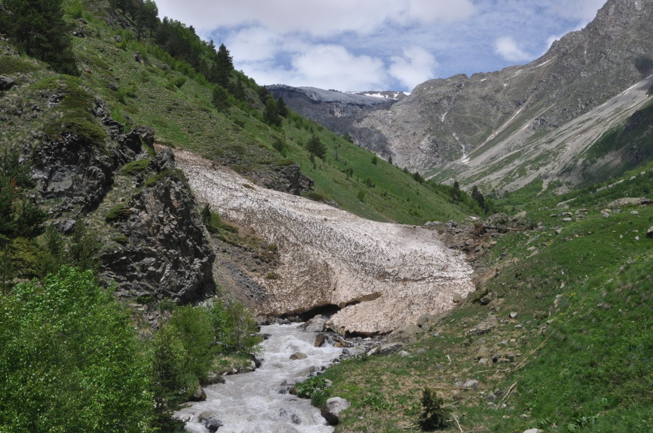 Долина реки Терскол, image of landscape/habitat.