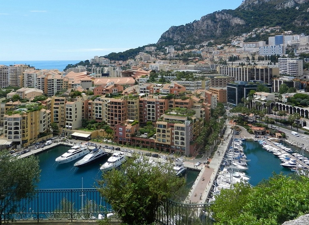 Монако, изображение ландшафта.