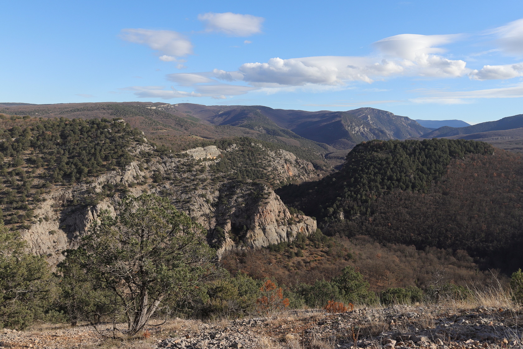 Чернореченский каньон, image of landscape/habitat.