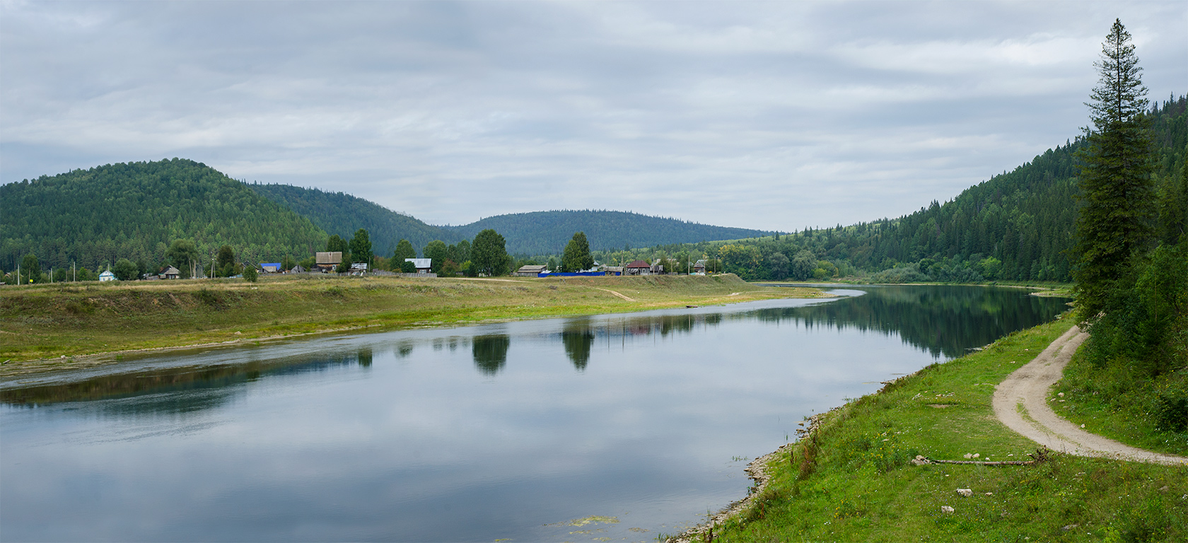 Усть-Аяз и окрестности, image of landscape/habitat.