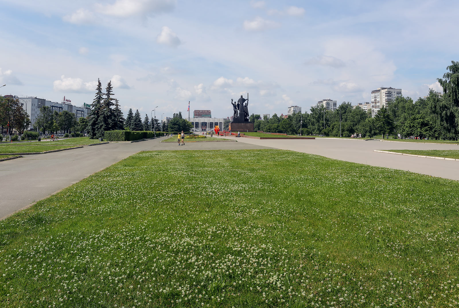 Центр Перми, изображение ландшафта.