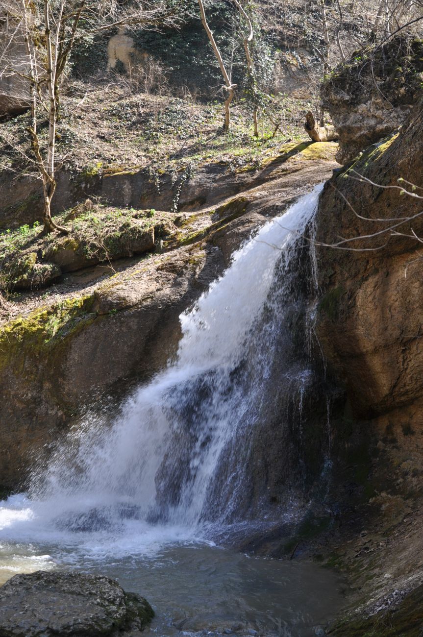 Водопад Наковальня, изображение ландшафта.