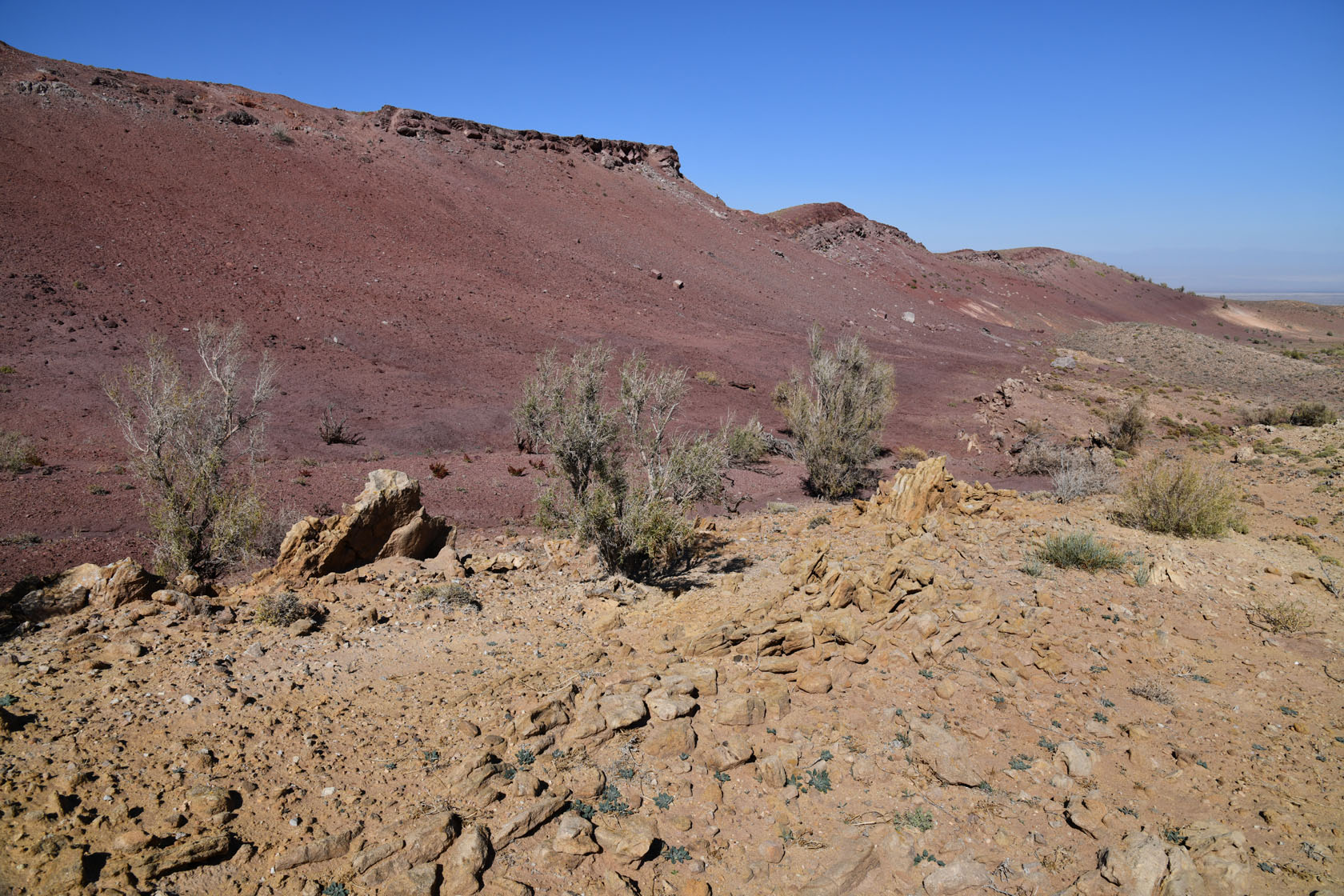 Горы Улькен-Богуты, image of landscape/habitat.