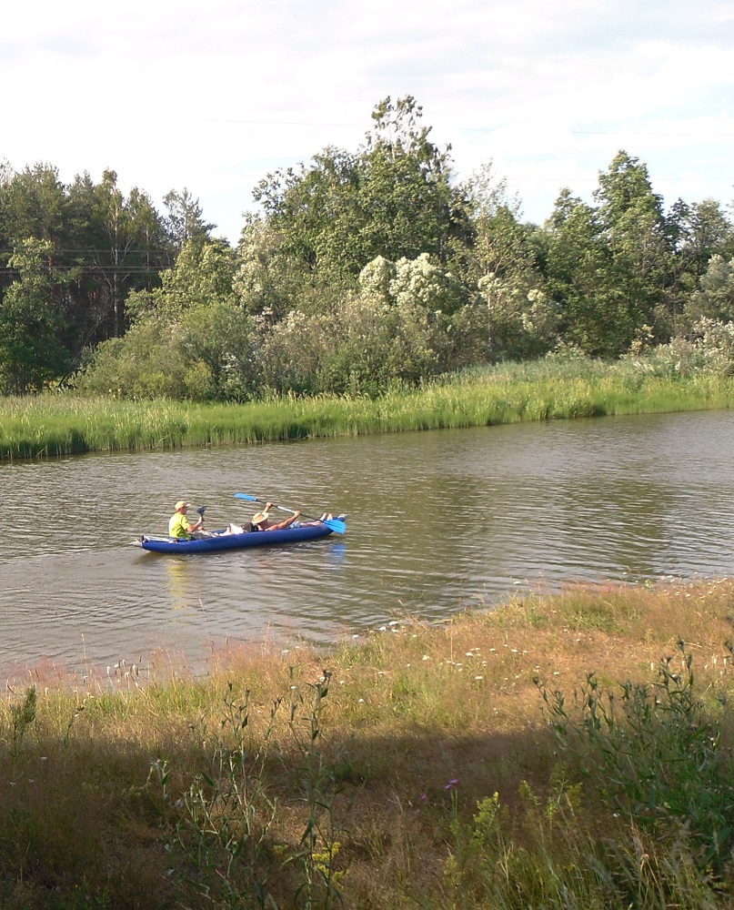 Река Киржач в нижнем течении, image of landscape/habitat.