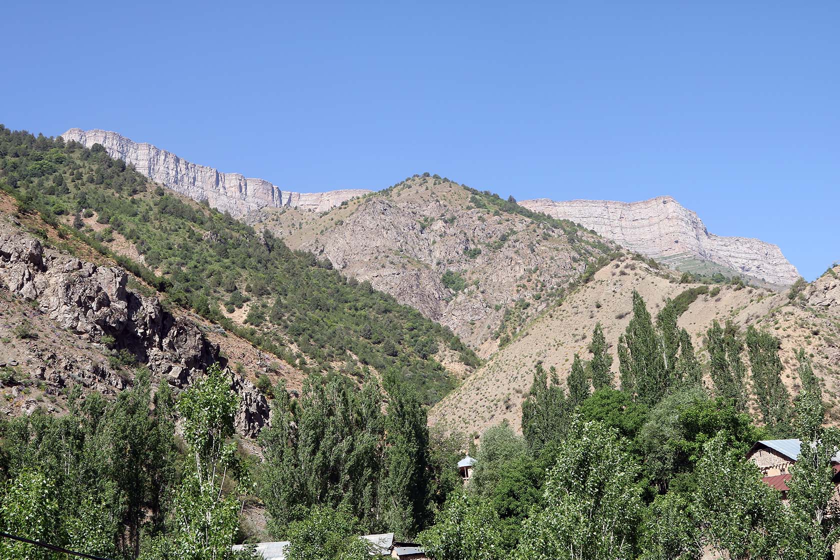 Окрестности кишлака Бахча, изображение ландшафта.