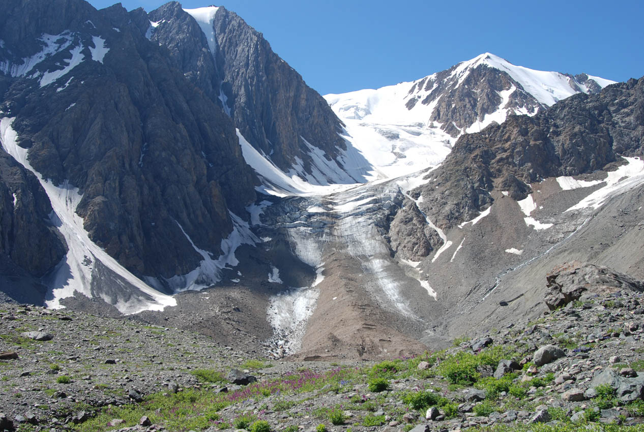 Верховья реки Актру, image of landscape/habitat.