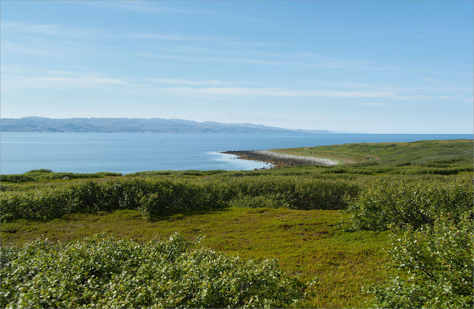 Малая Волоковая губа, image of landscape/habitat.