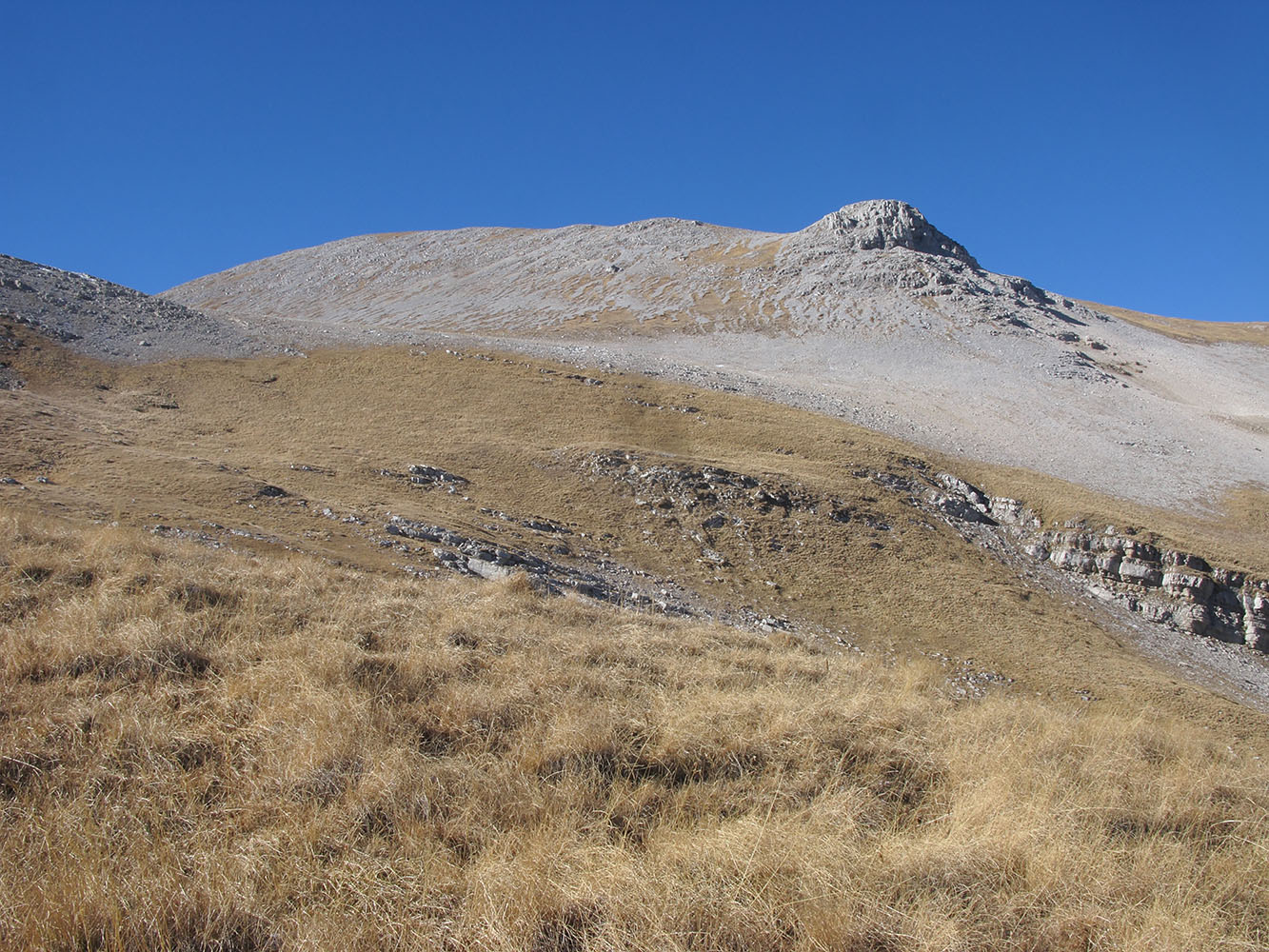 Юго-восточный отрог Оштена, image of landscape/habitat.