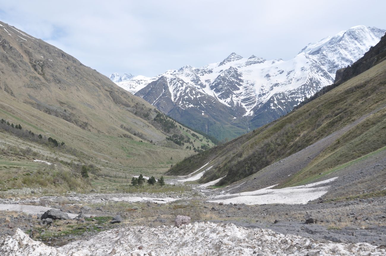 Долина реки Терскол, image of landscape/habitat.