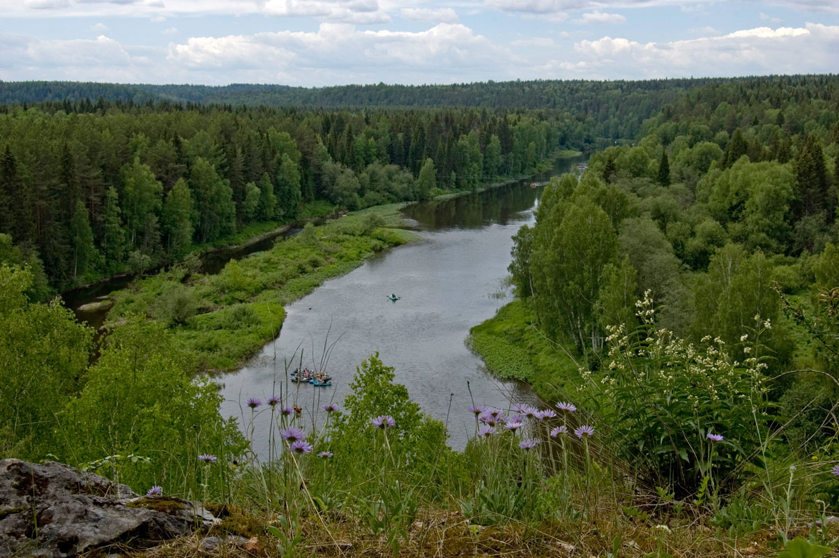 Окрестности Староуткинска, изображение ландшафта.