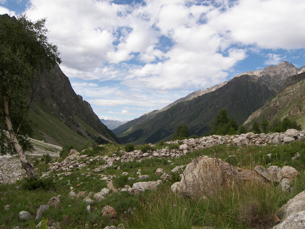 Долина Адыр-Су, изображение ландшафта.
