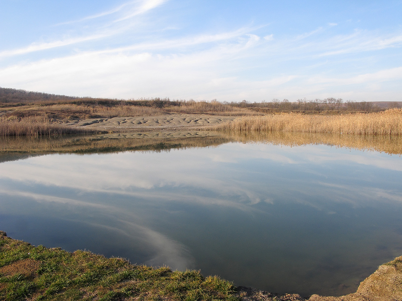 Глиняный карьер, image of landscape/habitat.