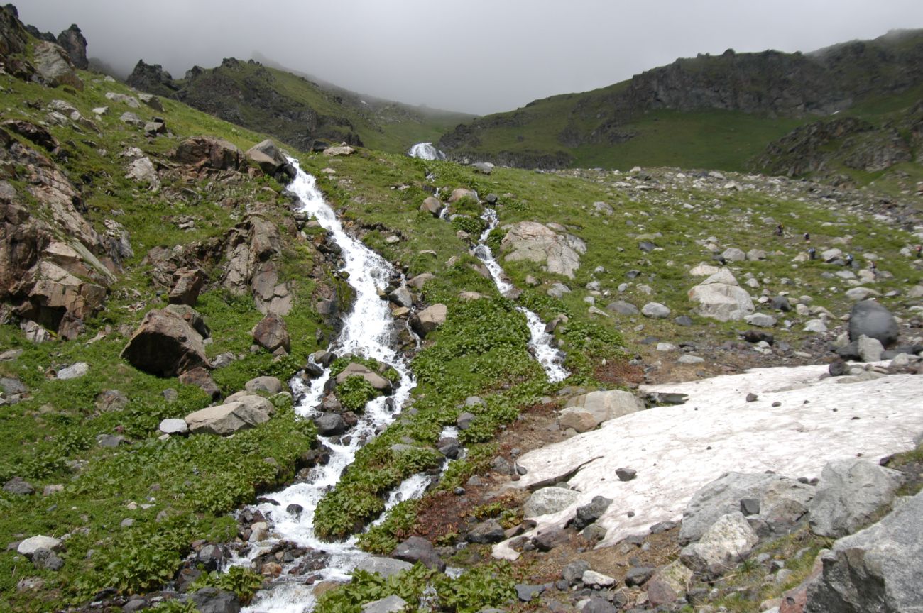 Долина реки Терскол, image of landscape/habitat.