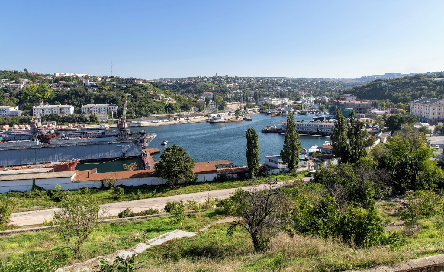 Город Севастополь, изображение ландшафта.