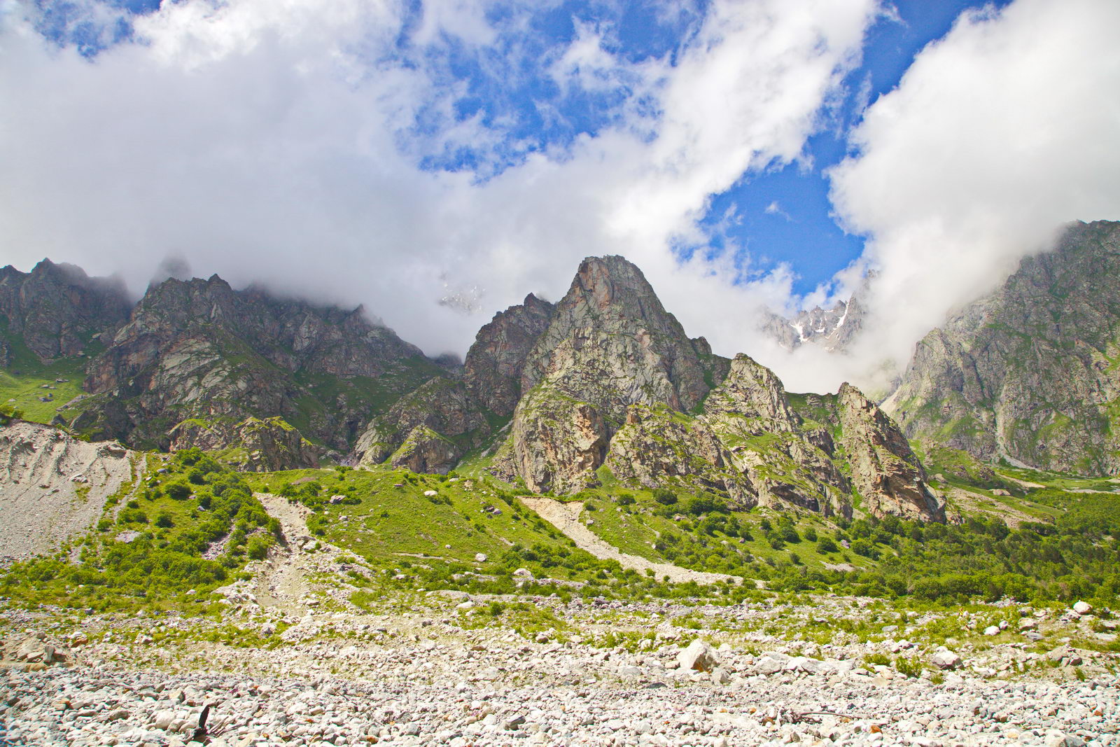 Верховья Цейского ущелья, image of landscape/habitat.