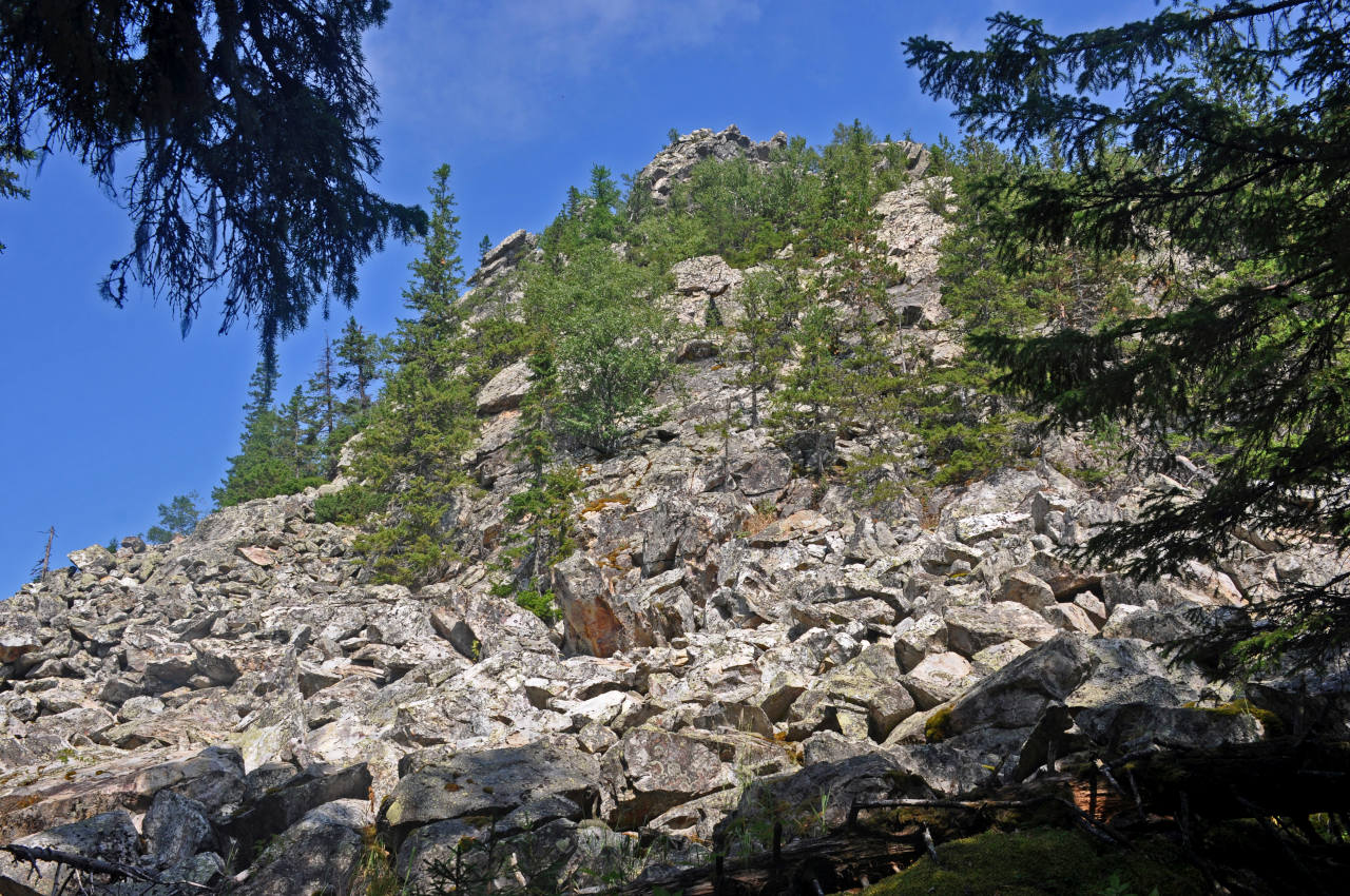 Хребет Москаль, изображение ландшафта.