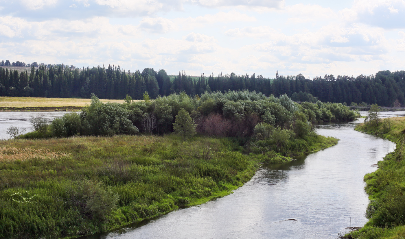 Окрестности села Ключи, image of landscape/habitat.